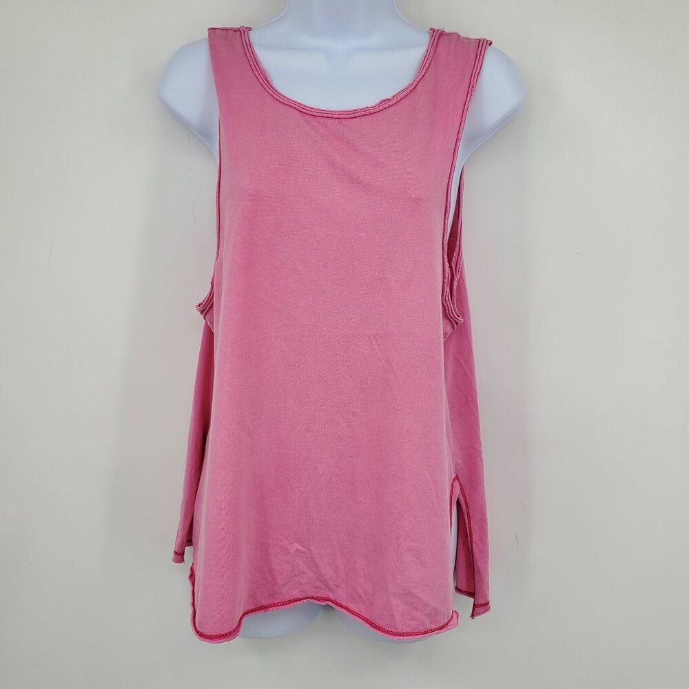 Urban Outfitters‎ Women's Pink Low Back Sleeveless Tank Top Shirt Size XS